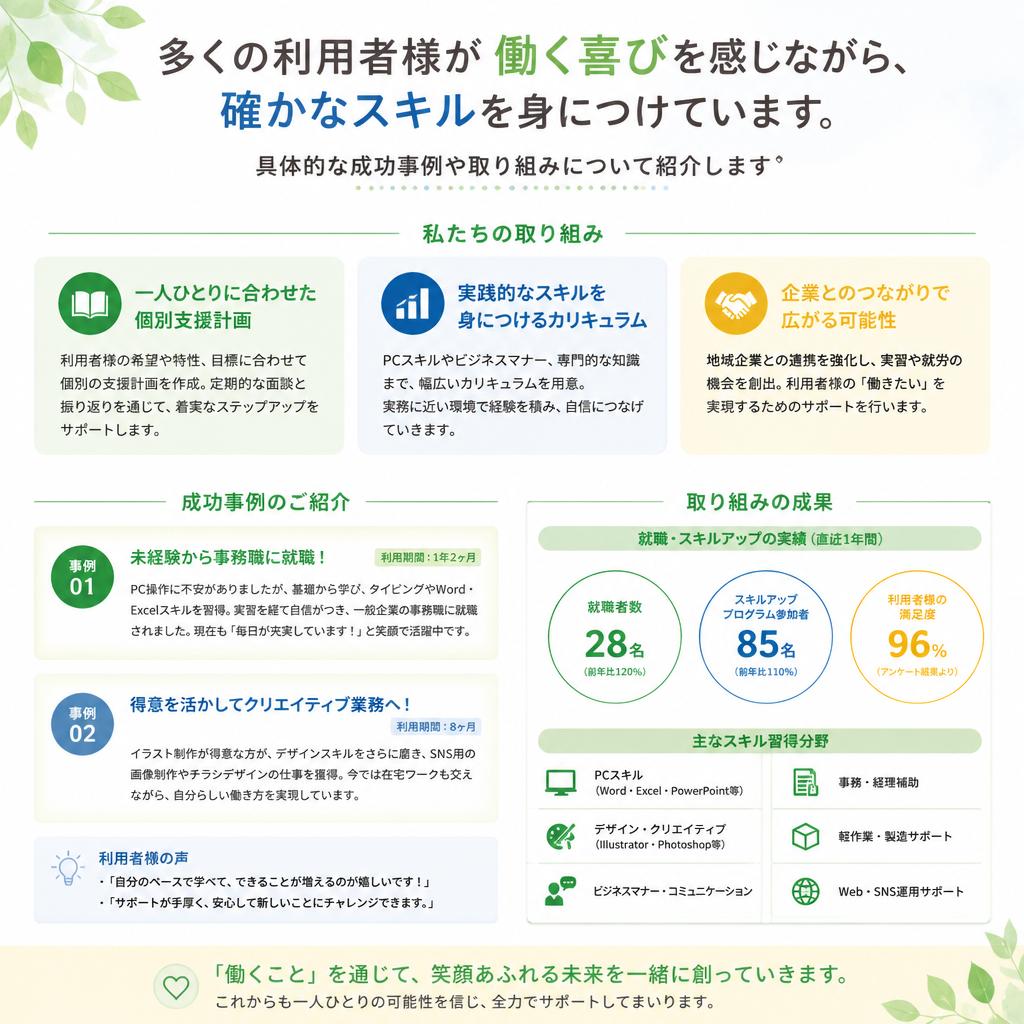 実績と取り組み